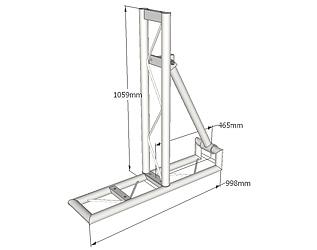 Metalworx Ltd | Ladder Truss Folding Leg 0