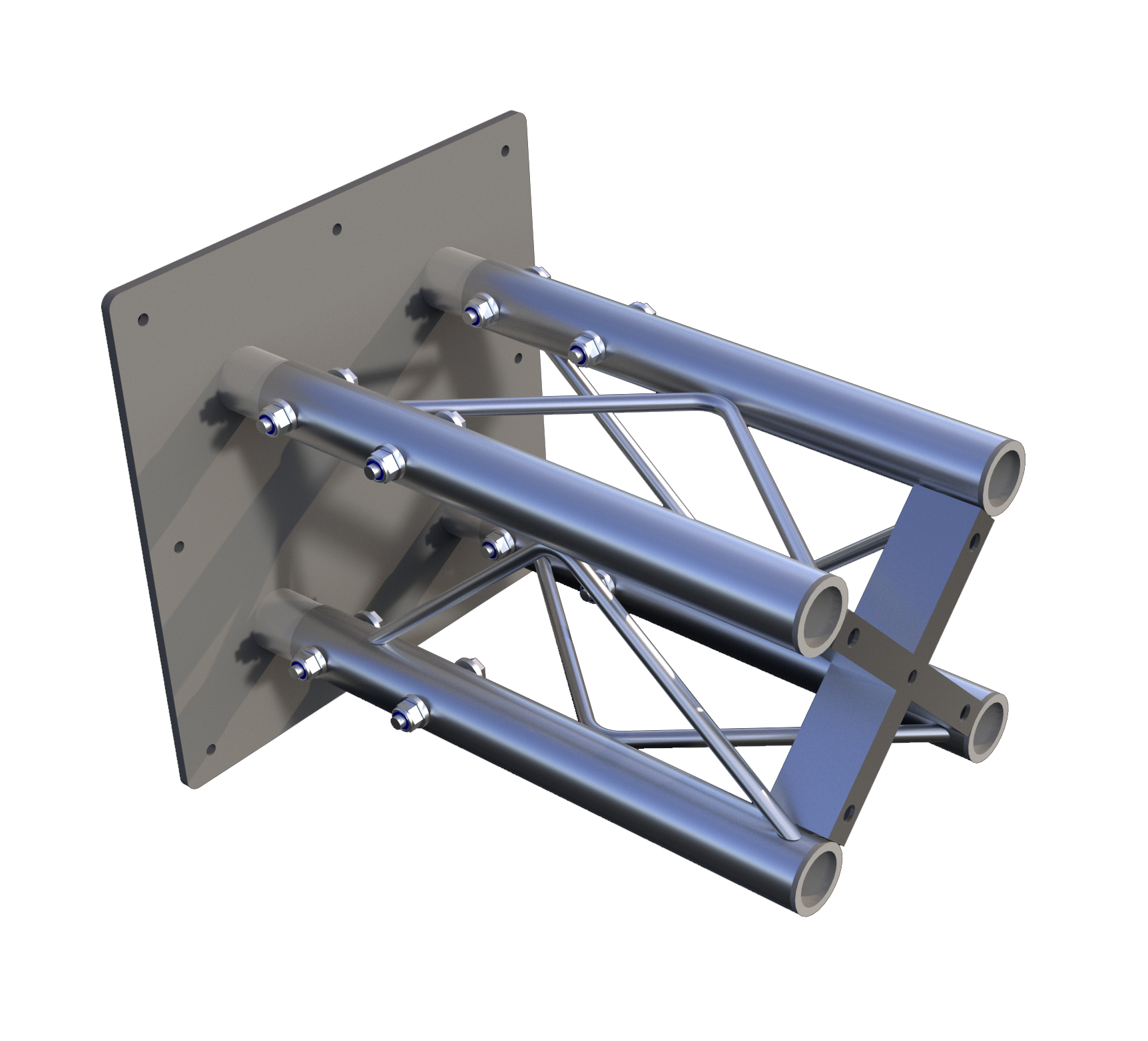 Metalworx Ltd | Square Truss Adjustable Length For Wall Mount 0
