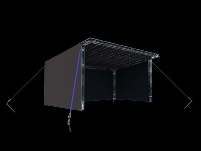 Temporary Aluminium Outdoor Structures for Stages
